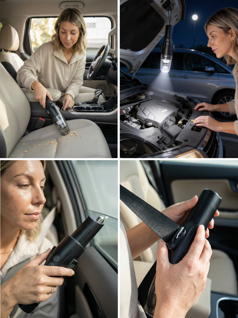 SAFE | Compact 4 in 1 Vacuum Cleaner